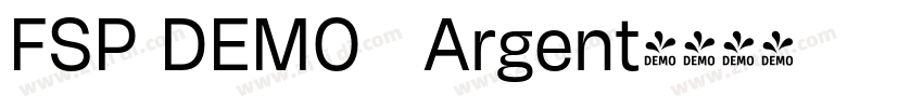 FSP DEMO   Argent字体转换